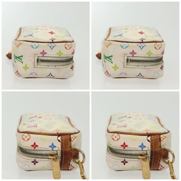 LOUIS VUITTON Monogram Multicolor Trousse Wapity Pouch White M58033 Auth 142339 - Picture 16 of 16